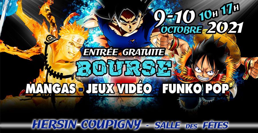 Affiche Bourse Manga Jeux Vidéo et Funko Pop Affiche Bourse Manga Jeux Vidéo et Funko Pop