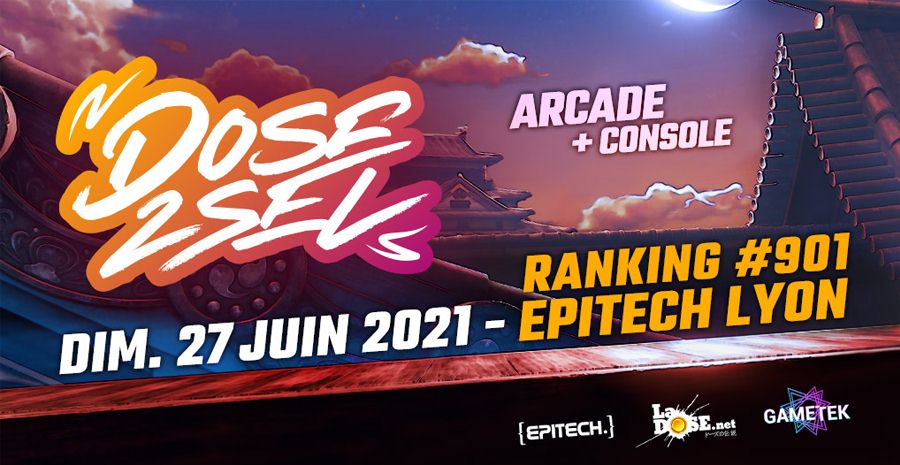 Affiche DOSE2SEL - Ranking tournoi Arcade et consoles