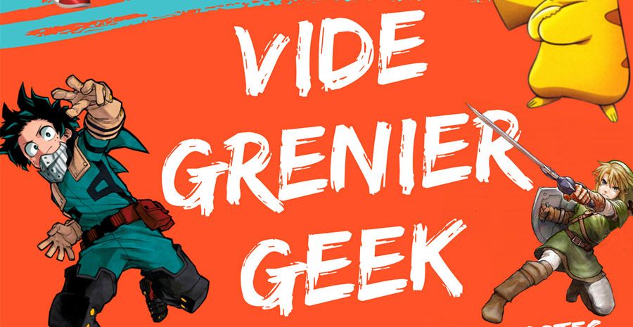 Affiche Vide Grenier Geek de l'association Gaming Event