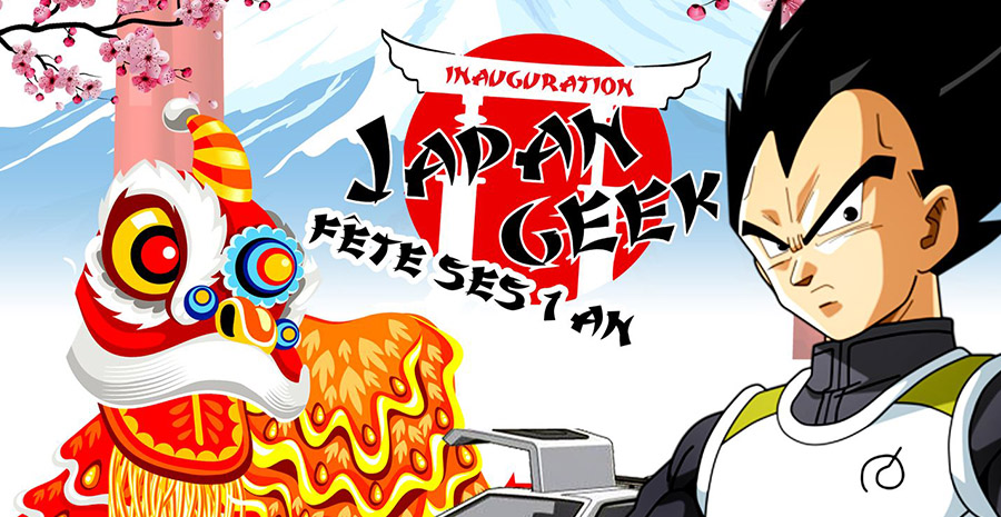 Affiche Inauguration du magasin Japan Geek