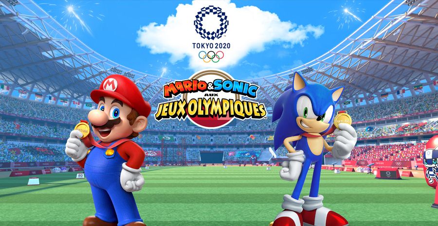 Affiche Tournoi de jeu vidéo Mario et Sonic aux Jeux Olympiques