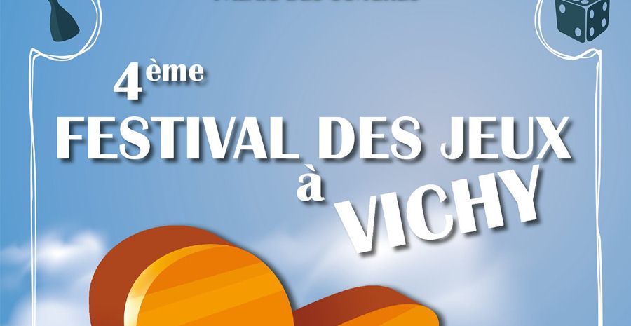 Affiche Festival des Jeux de Vichy 2021 - 4ème édition