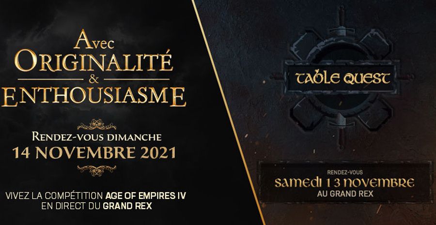 Affiche Alphacast et ZeratoR au Grand Rex dans Table Quest