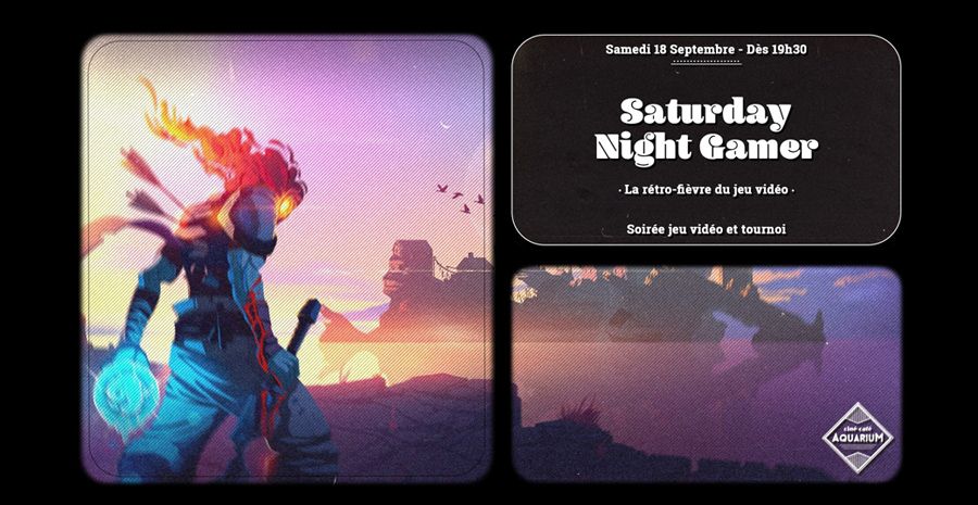 Affiche Saturday Night Gamer - Soirée Jeux Vidéo