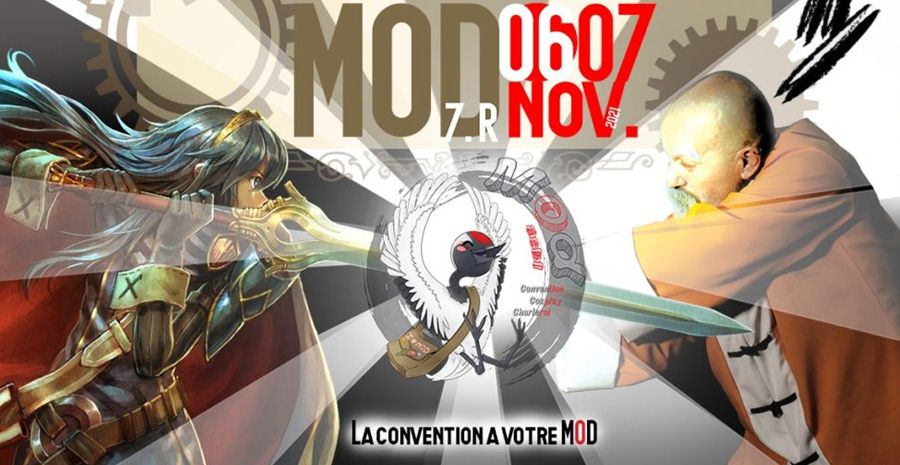 Affiche MOD convention cosplay Charleroi - Renaissance