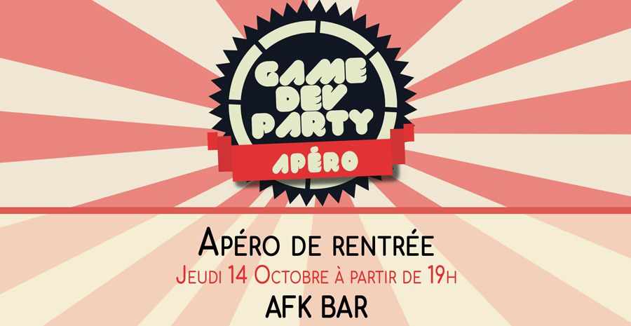 Affiche Apéro Game Dev Party 2021