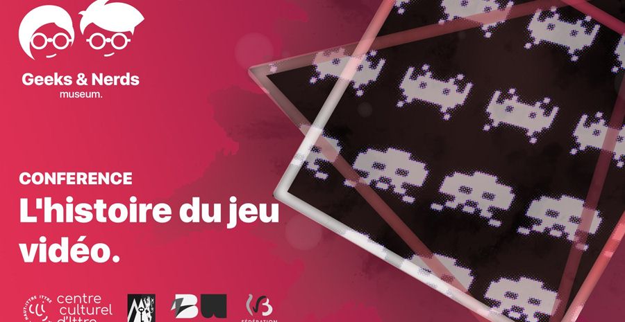 Affiche Conférence - Découvrir l'histoire du jeu vidéo