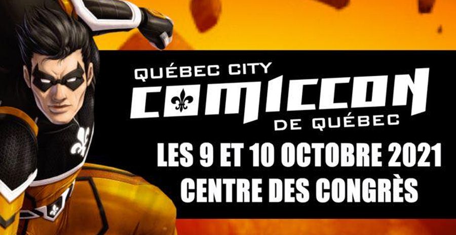 Affiche Comiccon de Québec 2021 - septième édition