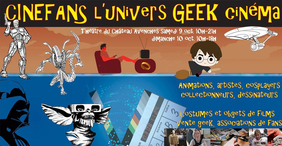 Affiche Exposition CineFans Geek Affiche Exposition CineFans Geek