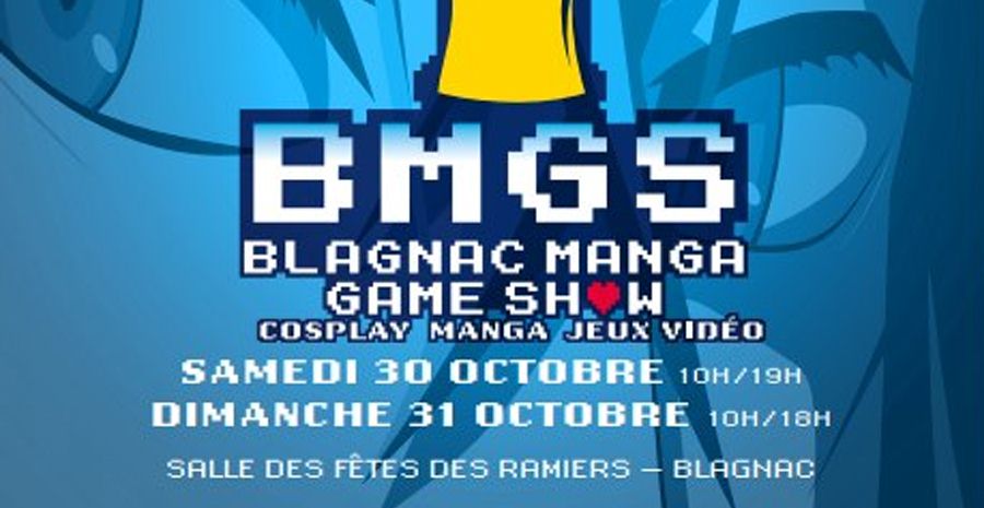 Affiche Blagnac Manga Game Show 2021 - Première édition Affiche Blagnac Manga Game Show 2021 - Première édition