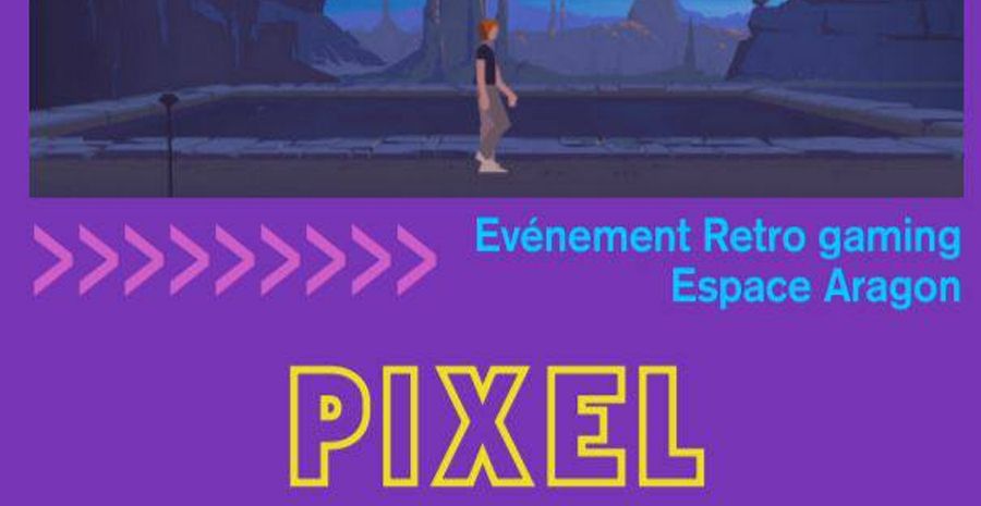 Affiche Pixel - événement Retrogaming