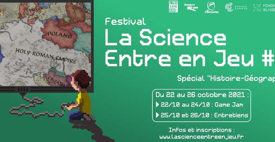 Affiche Festival La Science entre en Jeu - troisième édition