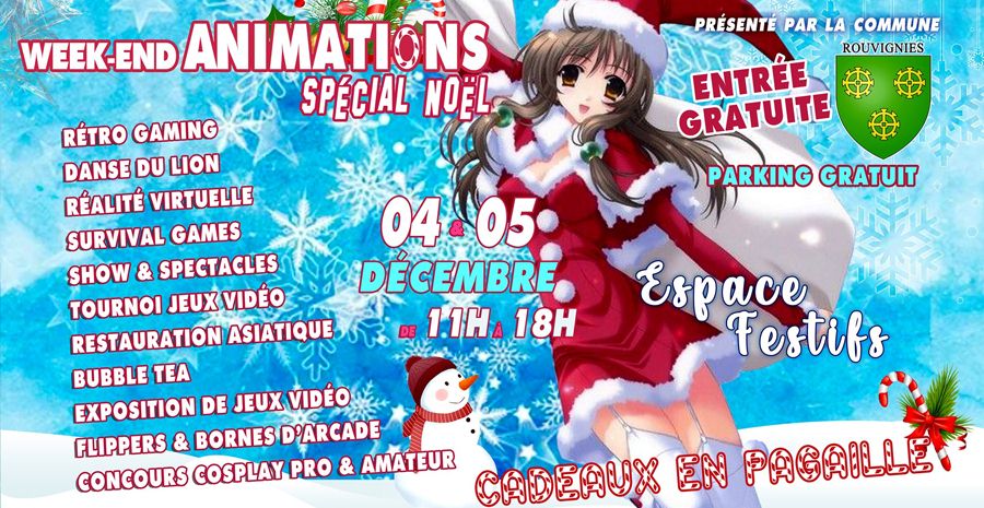 Affiche Week-end animations spécial noël