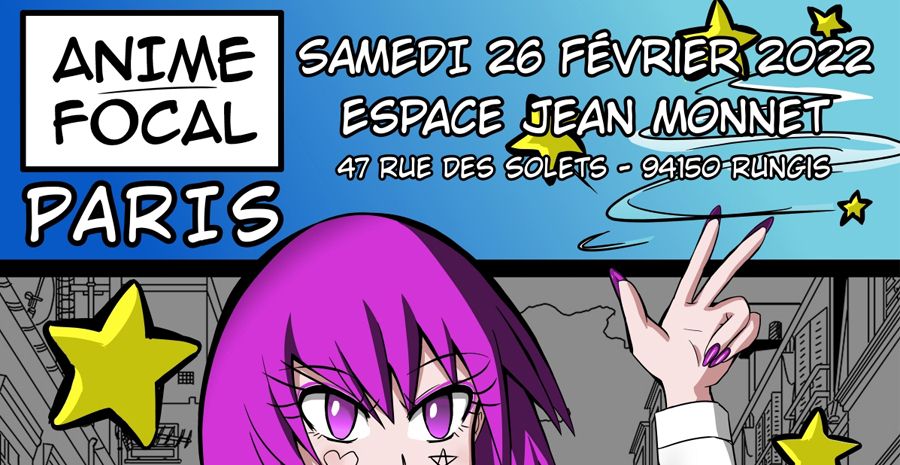 Affiche Anime Focal Expo Paris 2022