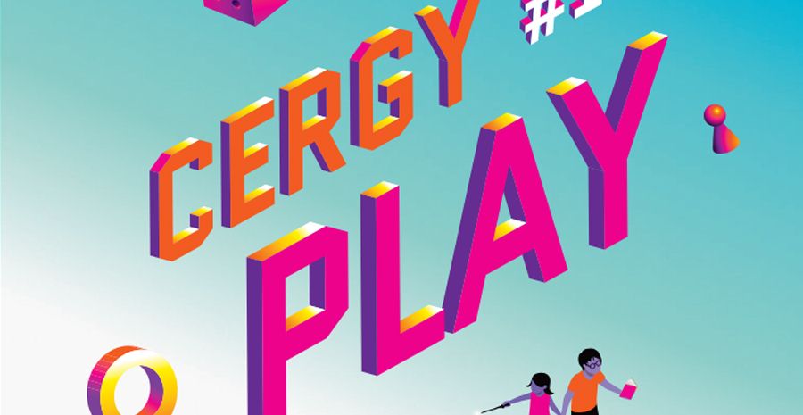 Affiche Cergy Play 2021 - 10ème édition du rendez-vous jeux vidéo des médiathèques