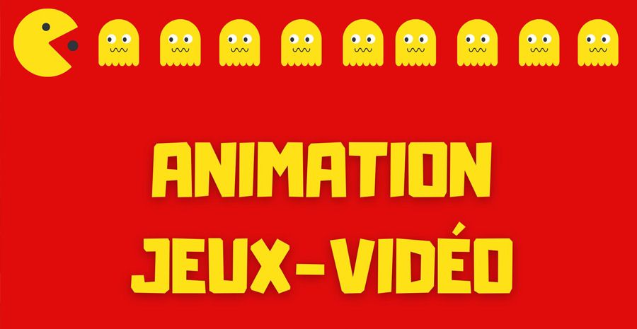 Affiche Animation jeux-vidéo rétrogaming
