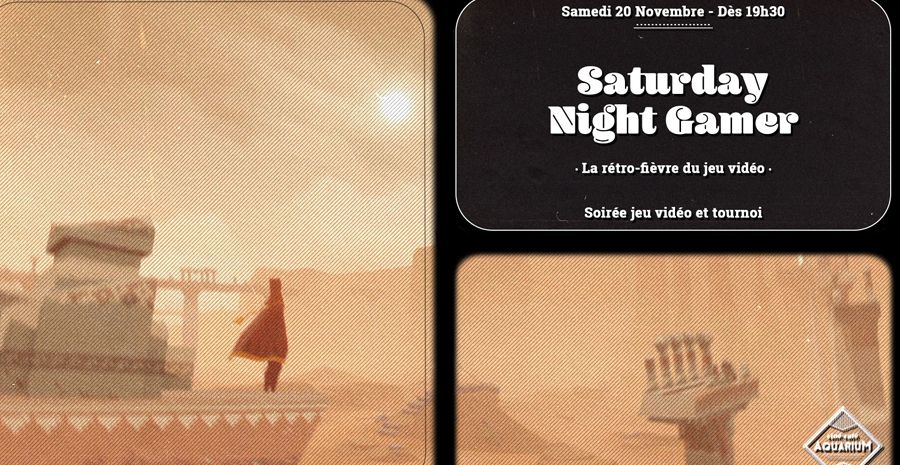 Affiche Saturday Night Gamer - Soirée Jeux Vidéo