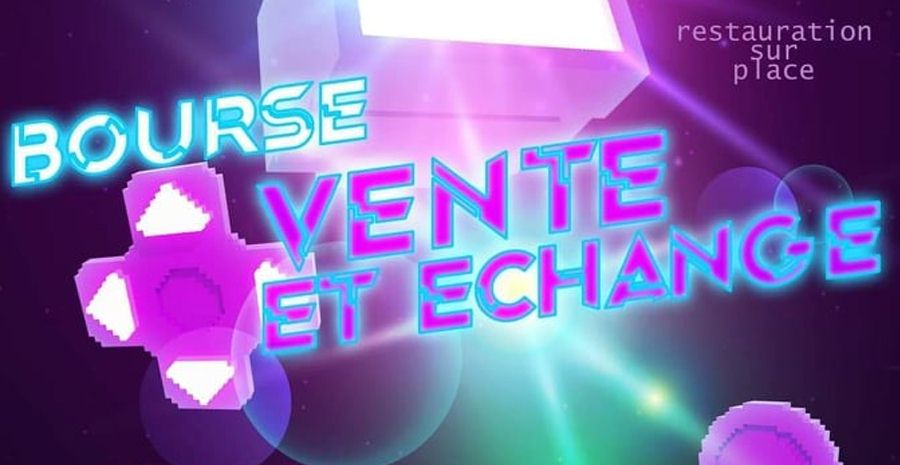 Affiche Bourse Geek Vente et échange