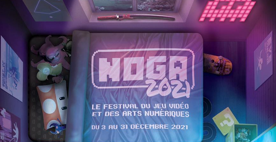 Affiche NOGA - Nîmes Open Game Art 2021 - édition Réalité(s)