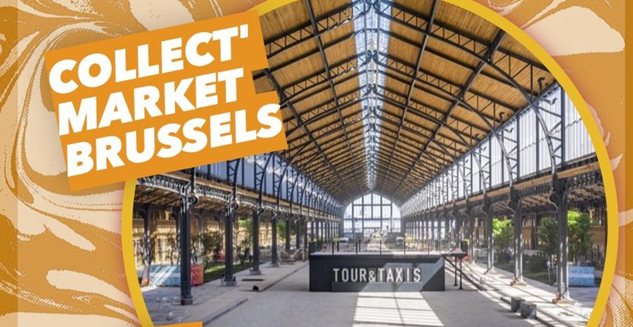 Affiche Collect Market Brussels - Bourse Multi-Collection