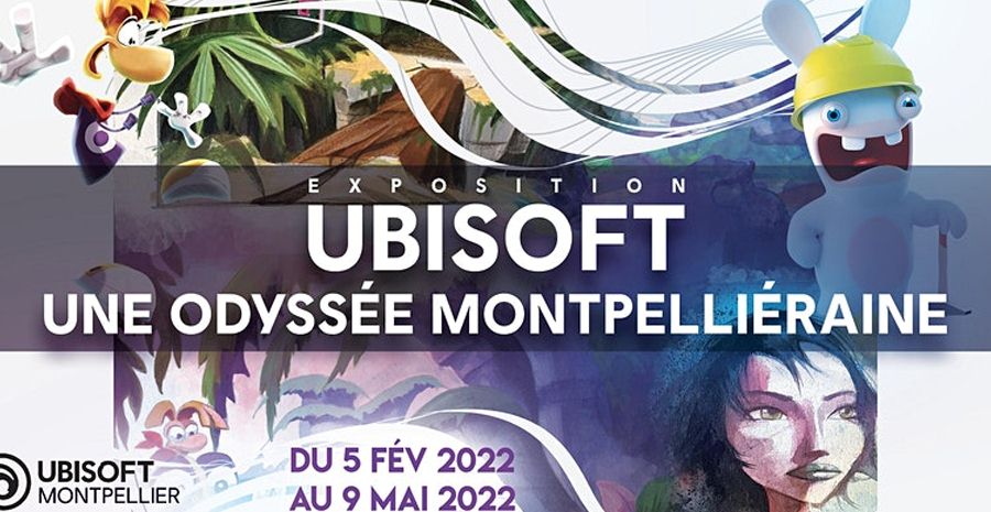 Affiche Exposition Ubisoft - une odyssée montpelliéraine