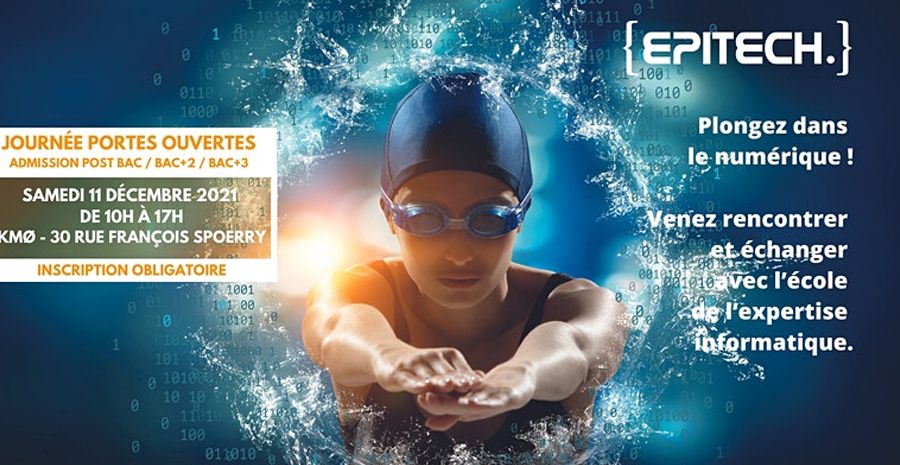 Affiche Journée Portes Ouvertes Epitech Mulhouse