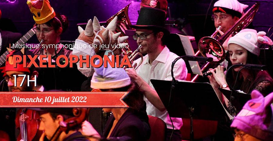 Affiche Pixelophonia - concert musique symphonique de jeu vidéo