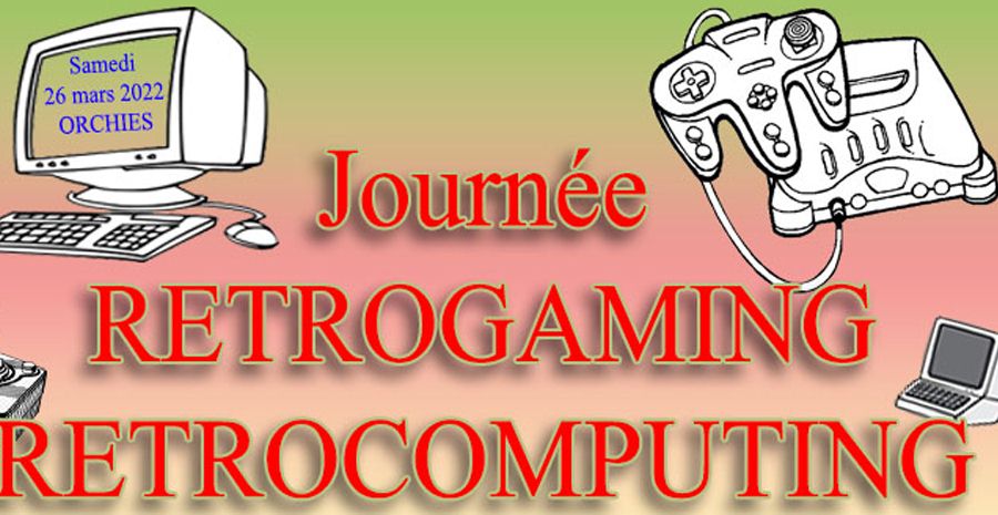 Affiche Journée Retrogaming - Retrocomputing