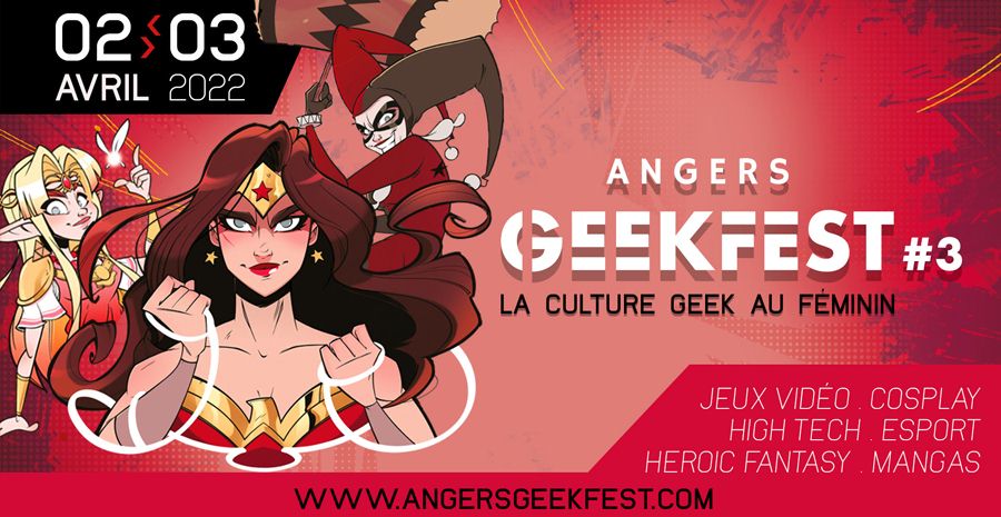 Affiche Angers Geekfest 2022