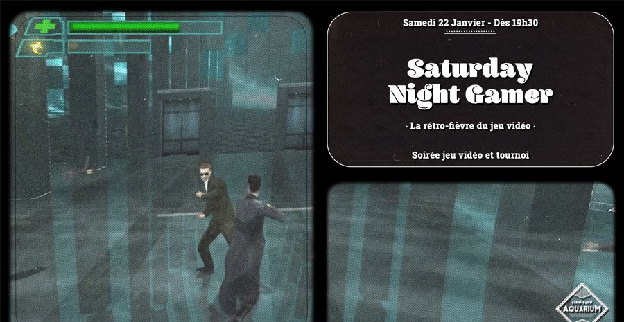 Affiche Saturday Night Gamer - Soirée Jeux Vidéo