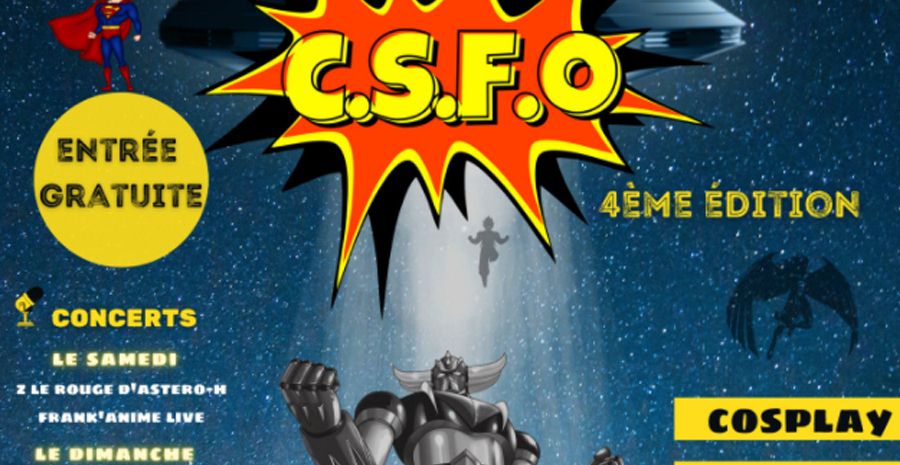 Affiche C.S.F.O - Convention Science-Fiction Orange 2022