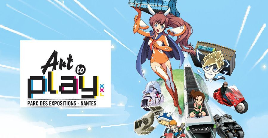 Affiche Art To Play 2022 - onzième édition du festival de la Pop Culture, du jeu vidéo et du manga
