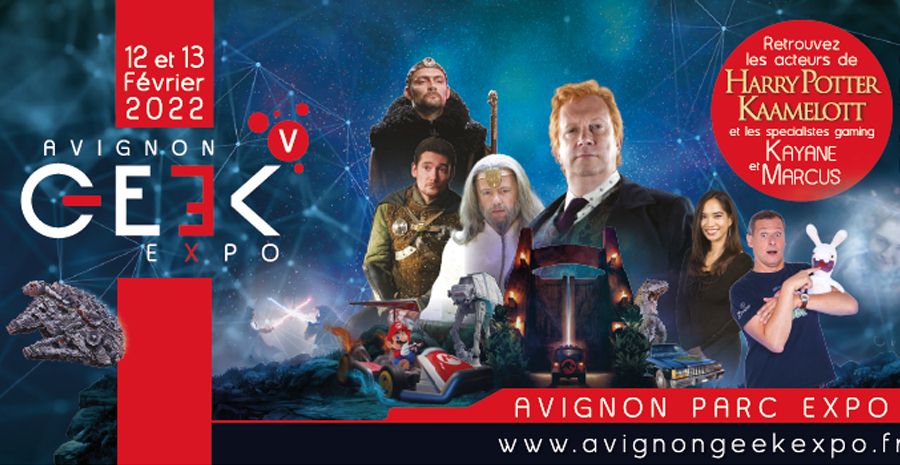 Affiche Avignon Geek Expo 2022 - 5ème édition