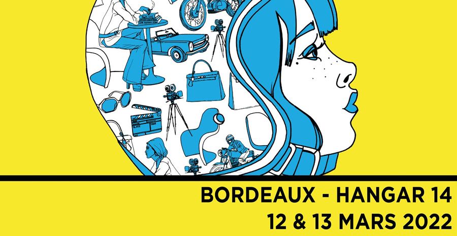 Affiche Salon du Vintage de Bordeaux 2022