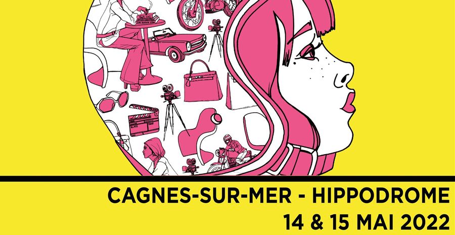 Affiche Salon du Vintage de Cagnes 2022 Affiche Salon du Vintage de Cagnes 2022