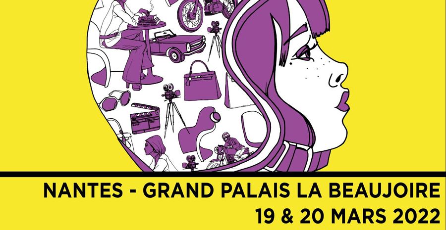 Affiche Salon du Vintage de Nantes 2022