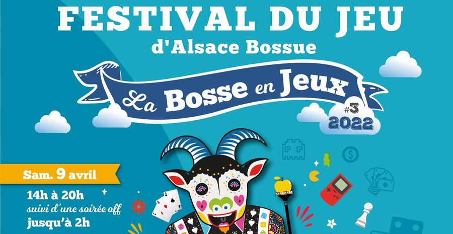 Affiche Festival du Jeu - La Bosse en Jeux 2022