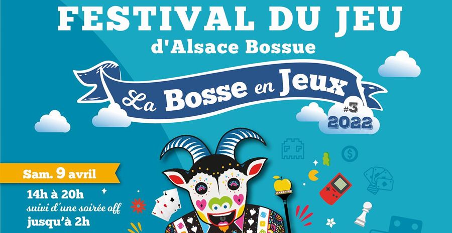 Affiche Festival du Jeu - La Bosse en Jeux 2022 Affiche Festival du Jeu - La Bosse en Jeux 2022