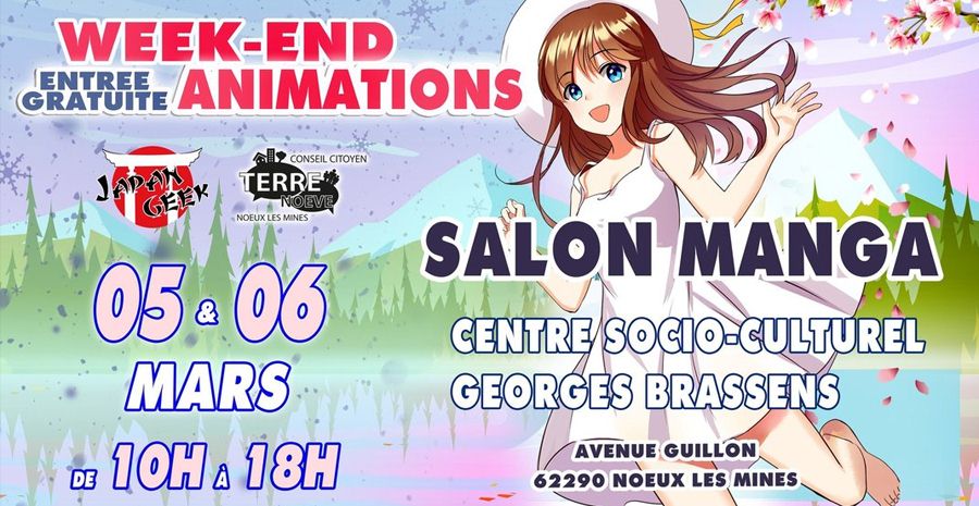 Affiche Week end animation Japon