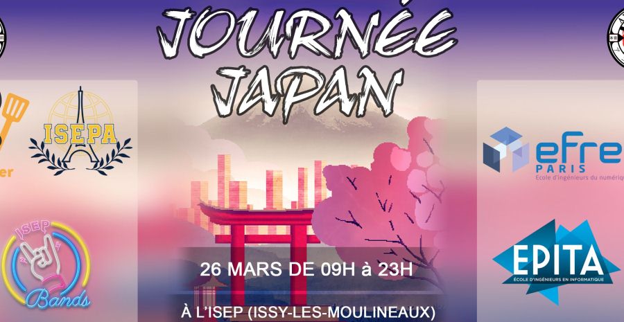 Affiche Journée JAPAN à l'ISEP