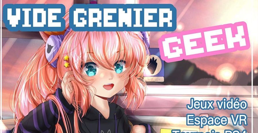 Affiche Vide Grenier Geek Floirac Affiche Vide Grenier Geek Floirac