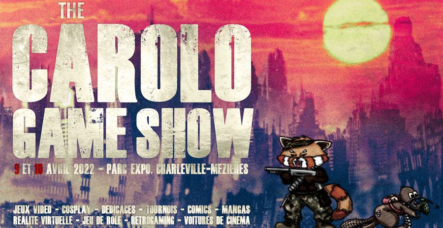 Affiche Carolo Game Show 2022 - Pop culture et jeux vidéo