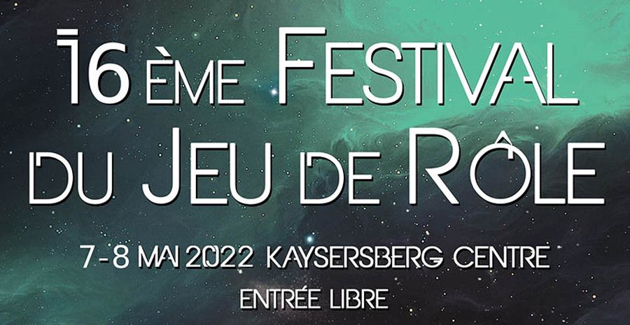 Affiche Festival du Jeu de Rôle 2022 - 16ème édition