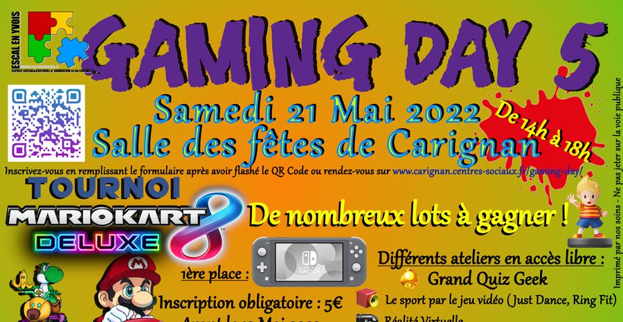 Affiche Gaming Day 5