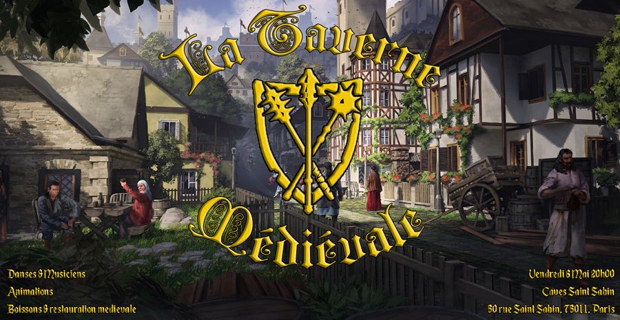 Affiche La Taverne Médiévale : Hôtel des ventes