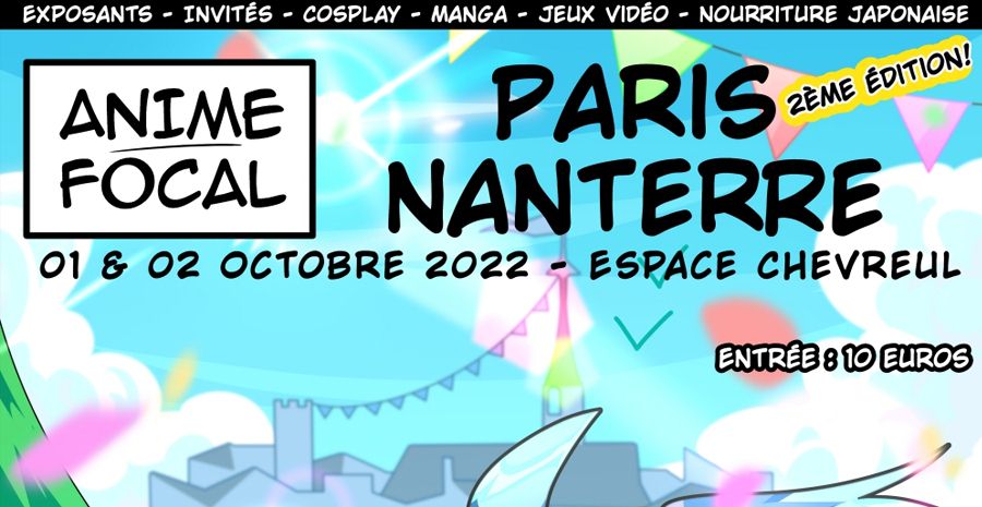 Affiche Anime Focal Expo Paris 2022 - 2ème édition