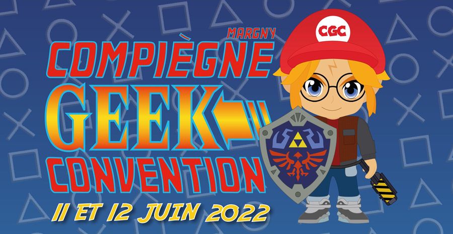 Affiche Compiègne Geek Convention 2022