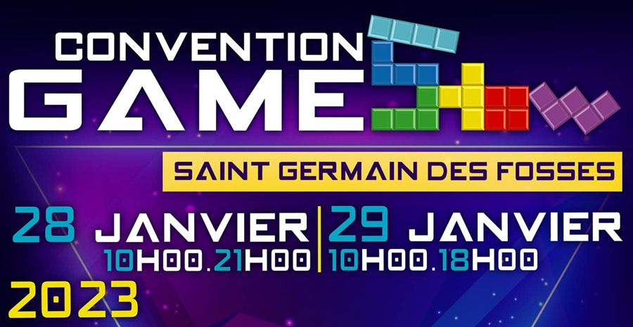 Affiche Convention Game Show 2023