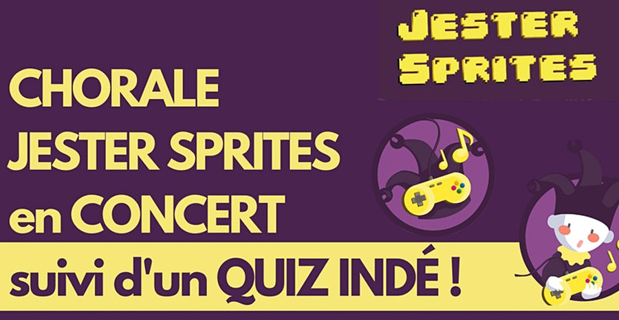Affiche Chorale Jester Sprites + Quiz Indé