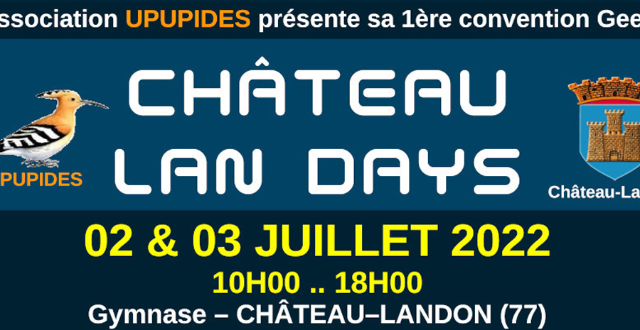 Affiche Château LAN Days 2022